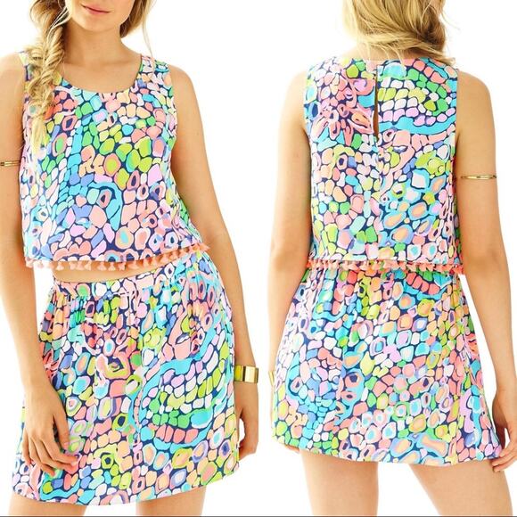 Lilly Pulitzer Brinley Skirt in Gypsy Jungle - Picture 8 of 9